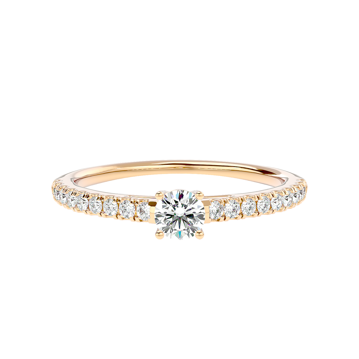 Classic Pave Diamond Ring