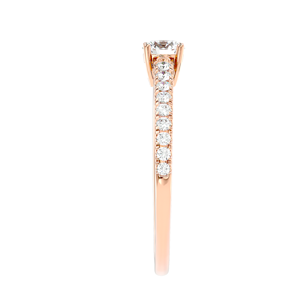 Classic Pave Diamond Ring