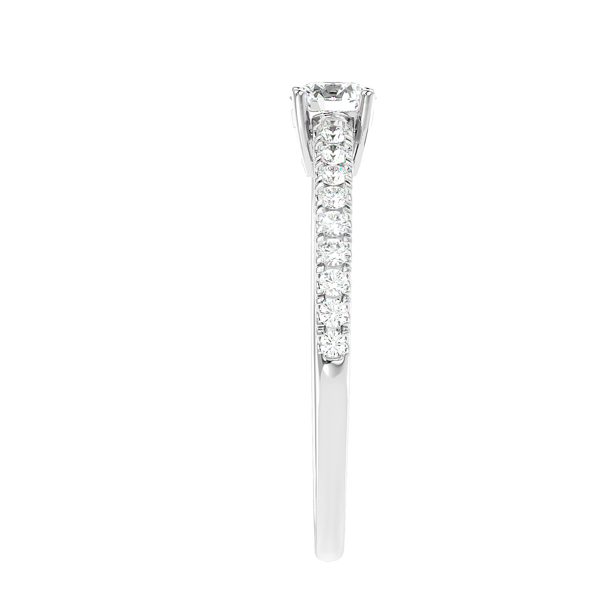 Classic Pave Diamond Ring