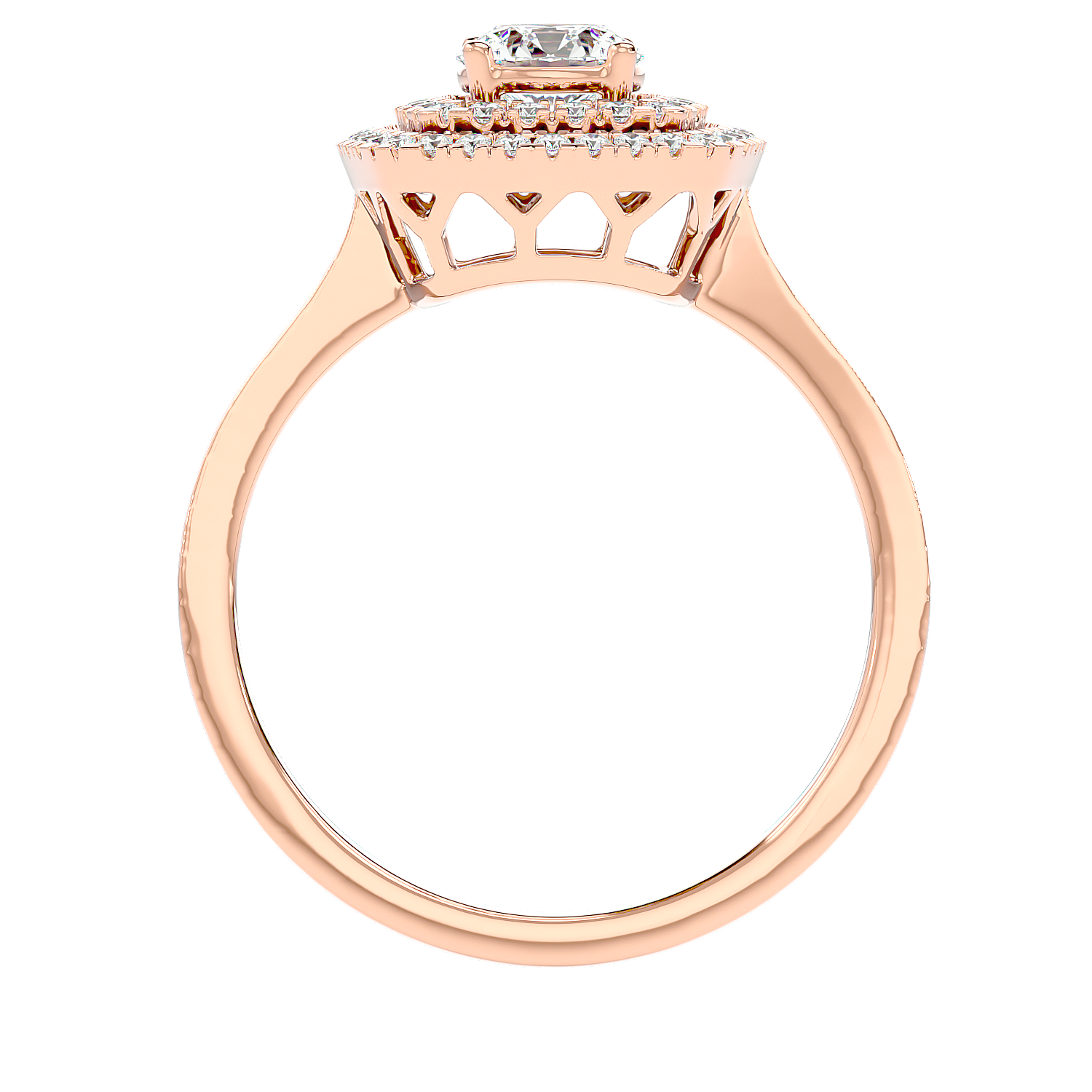 Cushion Double Halo Diamond Ring