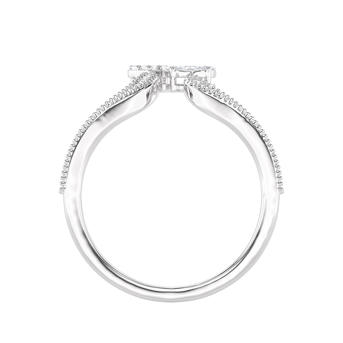 Toi et Moi Pear Diamond Ring