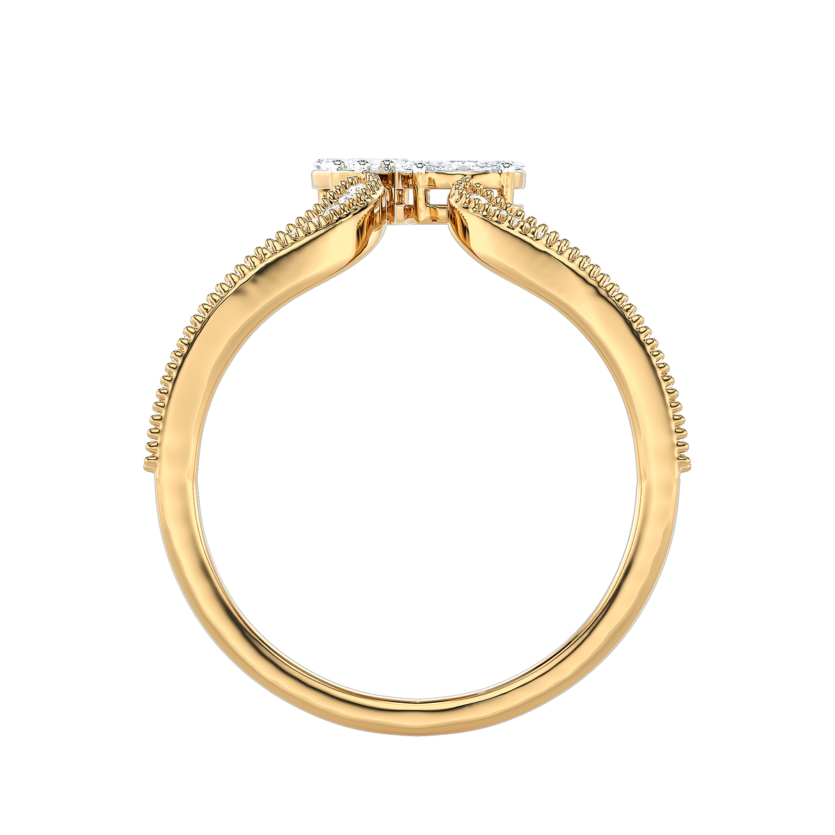 Toi et Moi Pear Diamond Ring