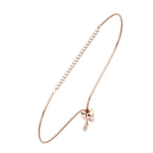 Classic Diamond Tennis Bolo Bracelet