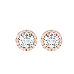 Classic Halo Stud Earrings