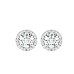 Classic Halo Stud Earrings