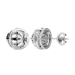 Classic Halo Stud Earrings