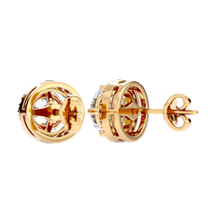 Classic Halo Stud Earrings
