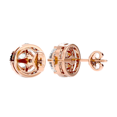 Classic Halo Stud Earrings