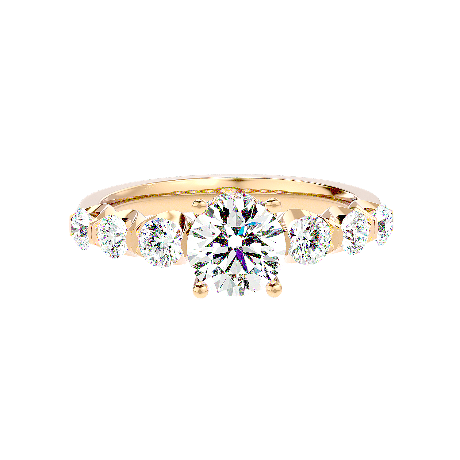 Three Stone Diamond Ring