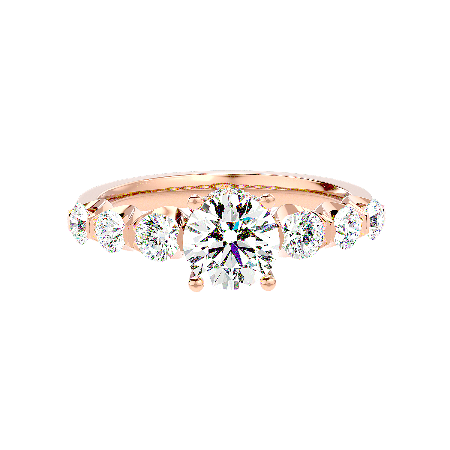 Three Stone Diamond Ring