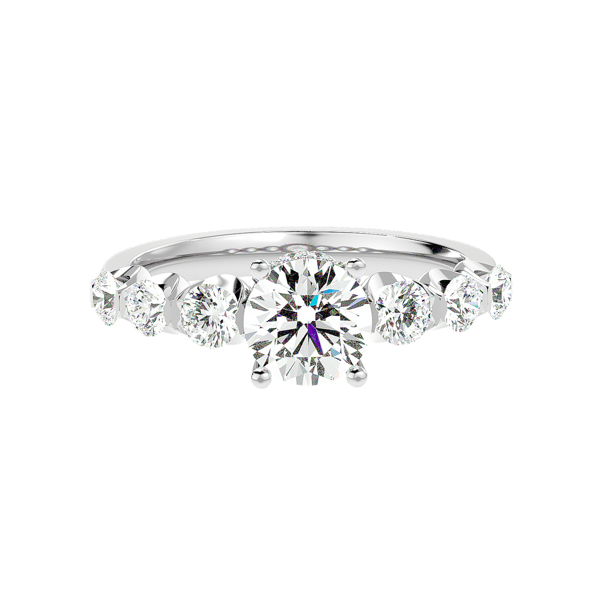 Three Stone Diamond Ring