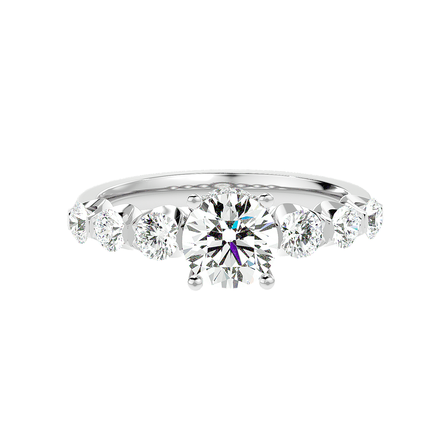 Three Stone Diamond Ring