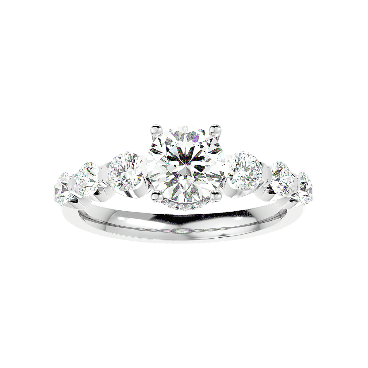 Three Stone Diamond Ring
