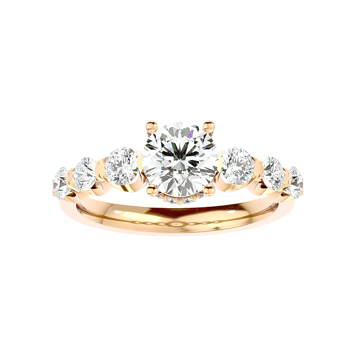 Three Stone Diamond Ring