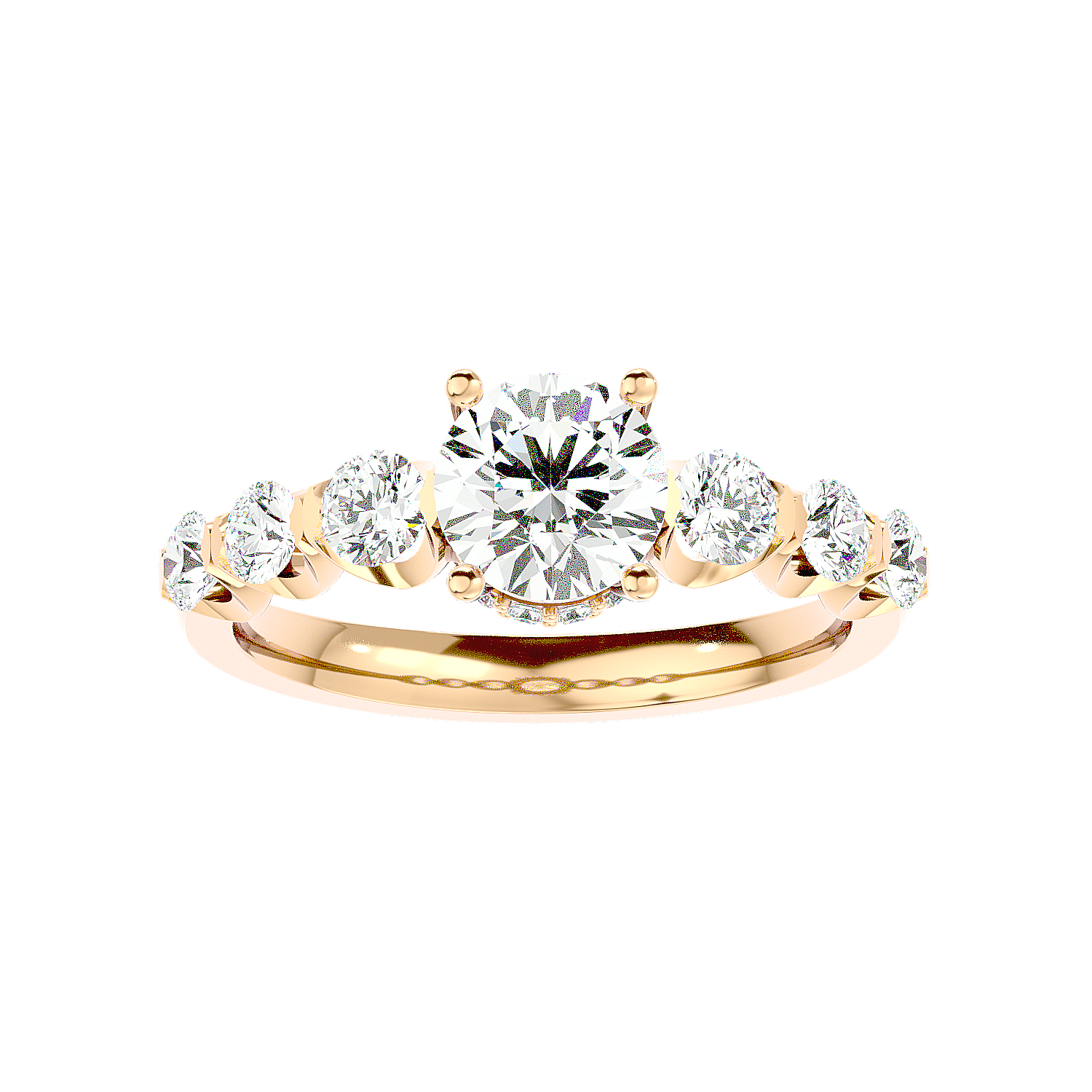 Three Stone Diamond Ring