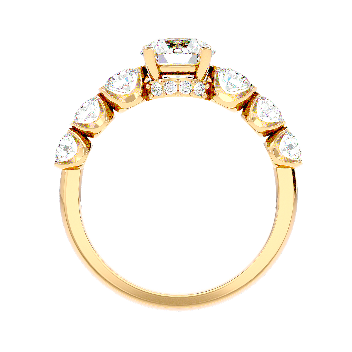 Three Stone Diamond Ring