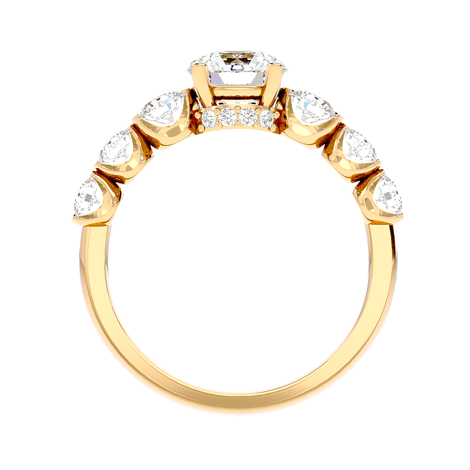 Three Stone Diamond Ring