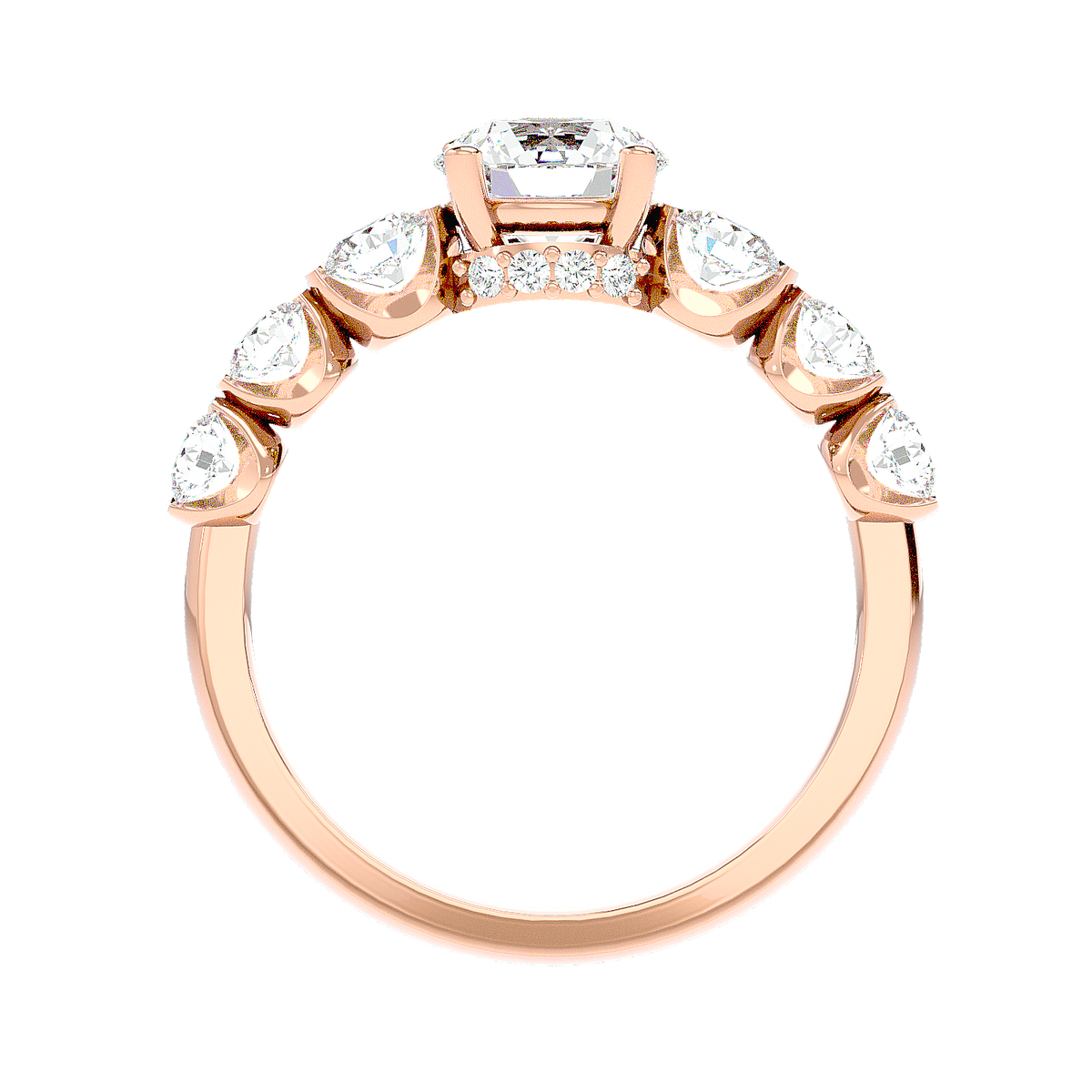 Three Stone Diamond Ring