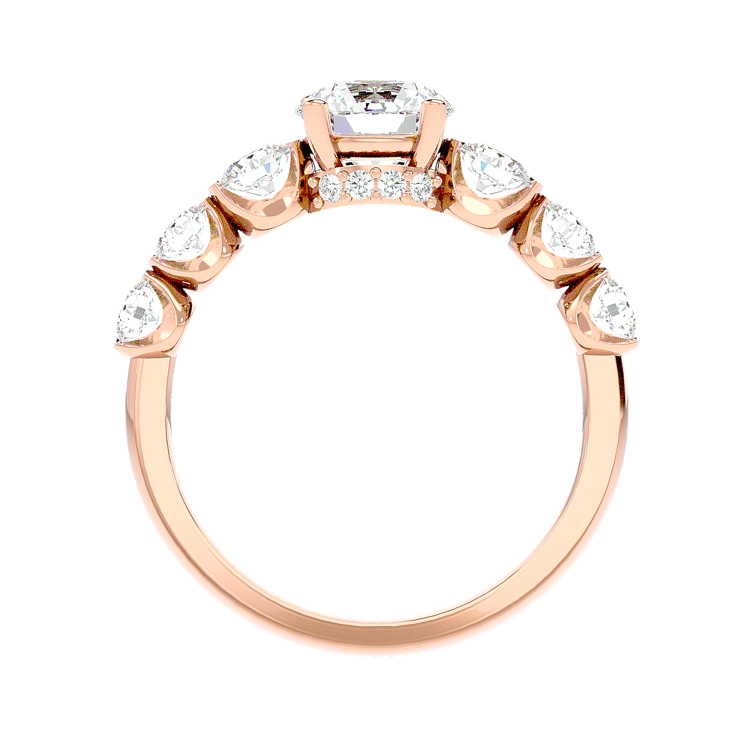 Three Stone Diamond Ring