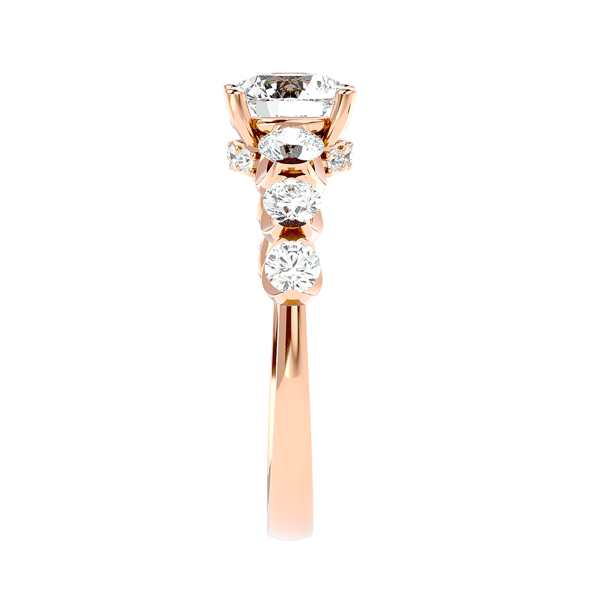 Three Stone Diamond Ring