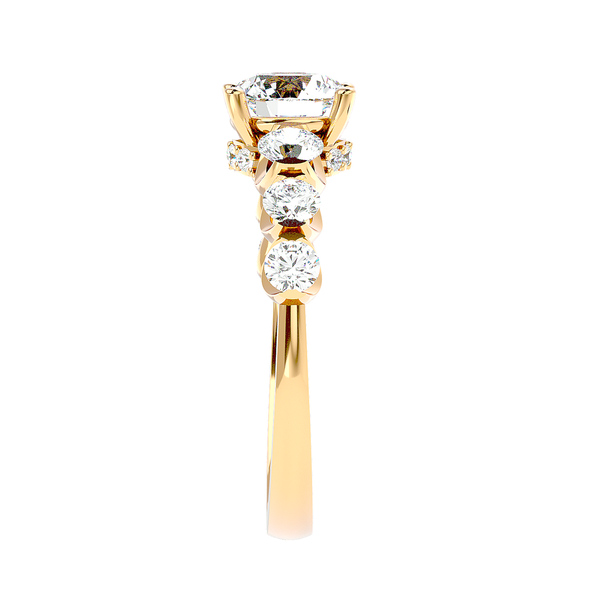 Three Stone Diamond Ring