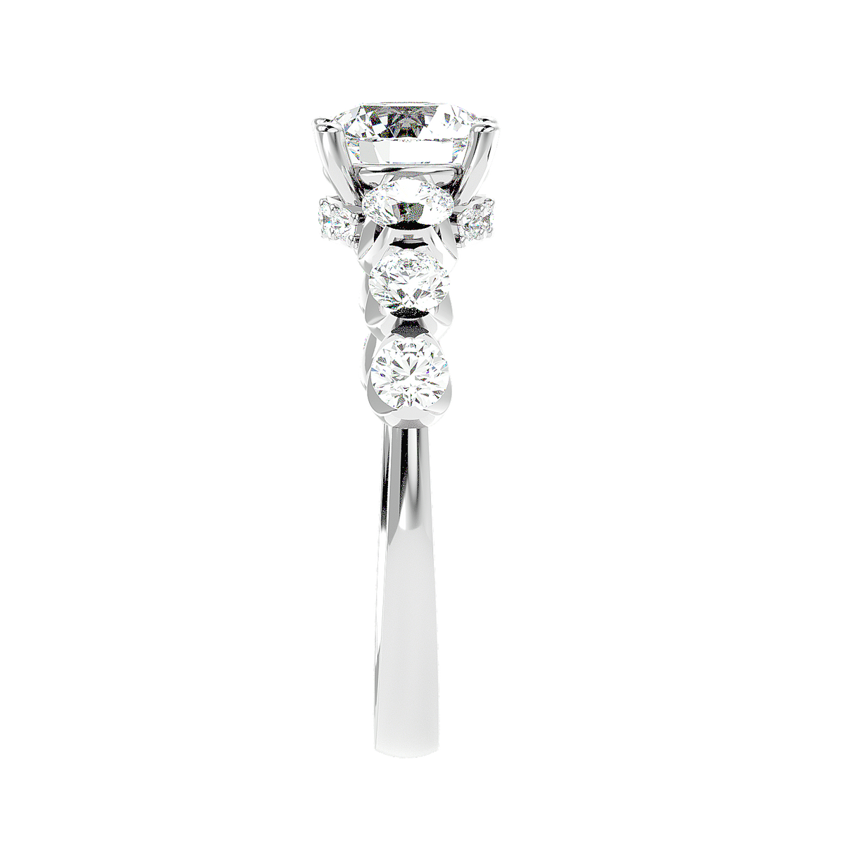 Three Stone Diamond Ring