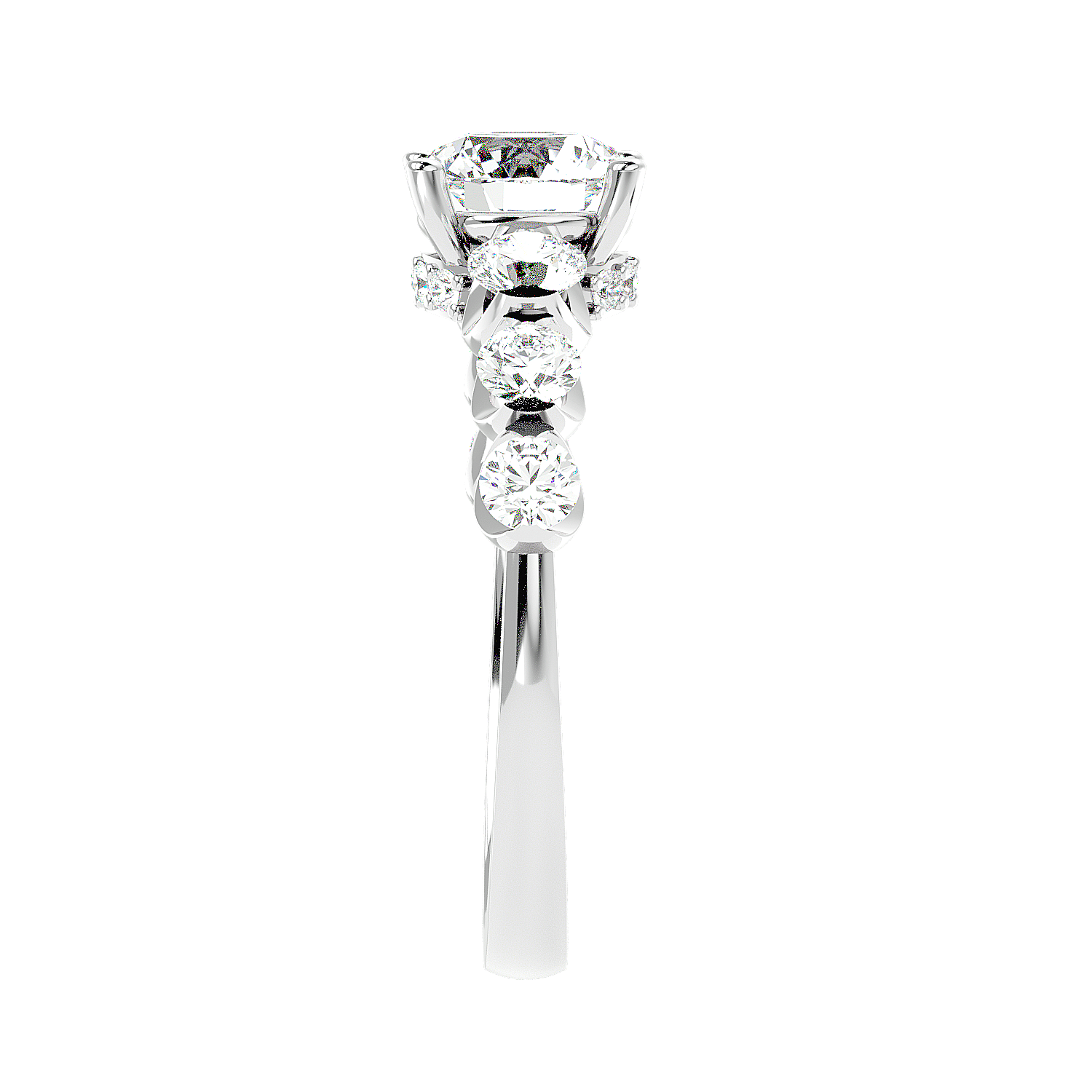 Three Stone Diamond Ring