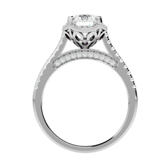 Halo Solitaire Diamond Ring