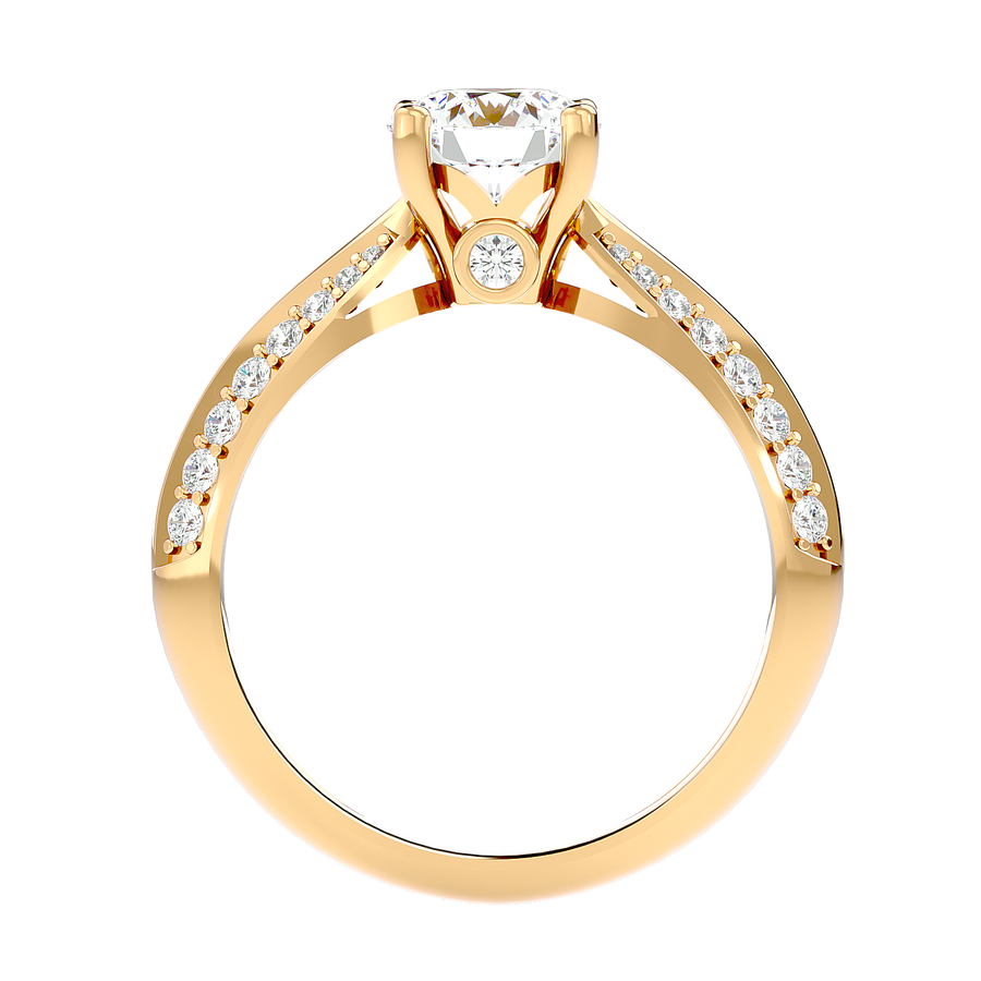Split Shank Pavé Diamond Ring