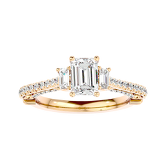 Hidden Halo Diamond Ring