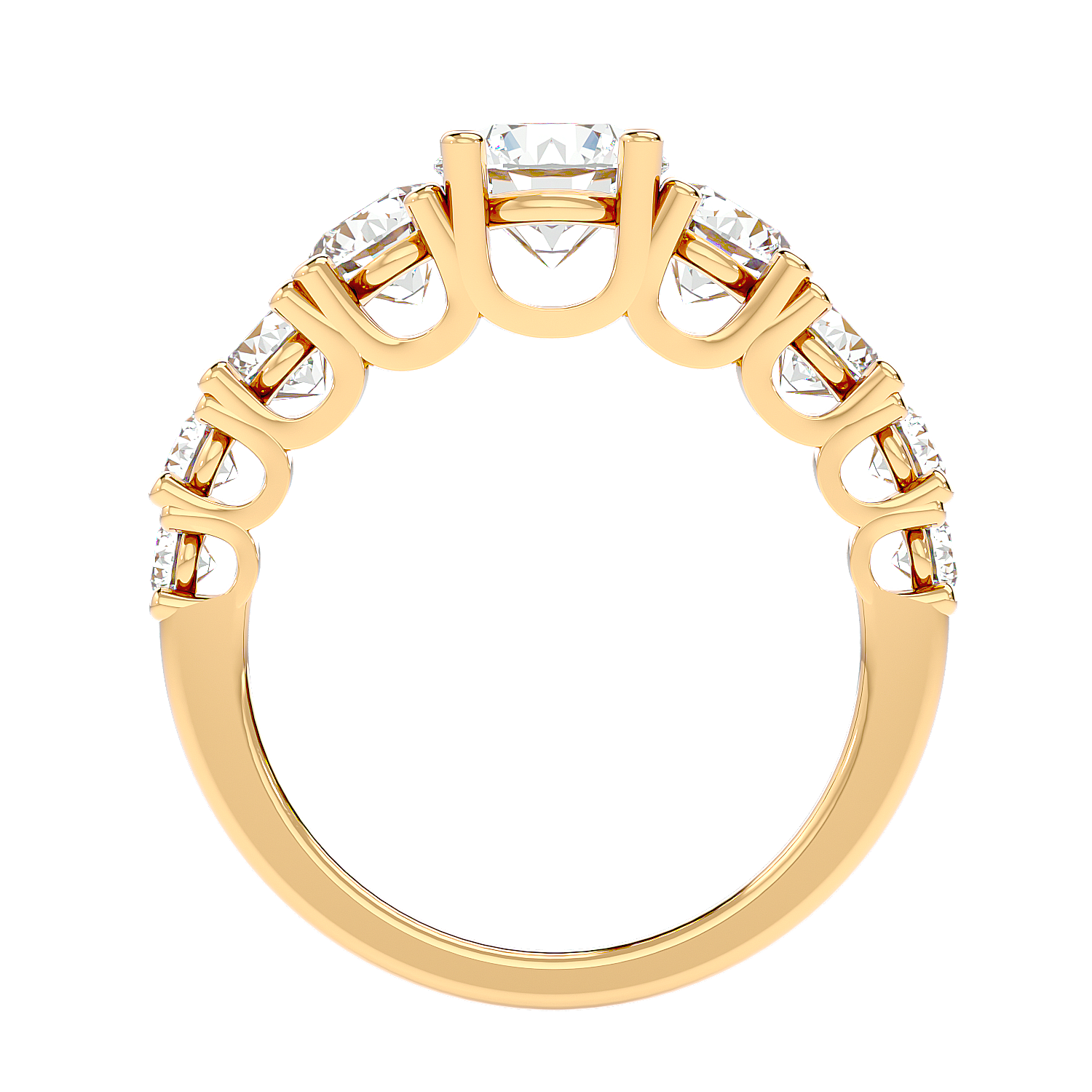 Bezel Set Solitaire Diamond Ring
