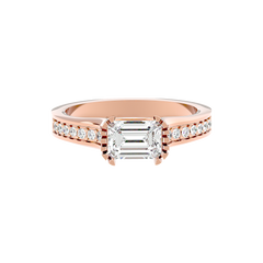 Trio Halo Diamond Ring
