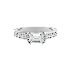 Trio Halo Diamond Ring