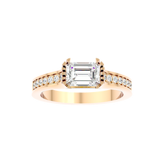 Trio Halo Diamond Ring