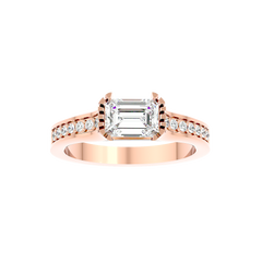 Trio Halo Diamond Ring