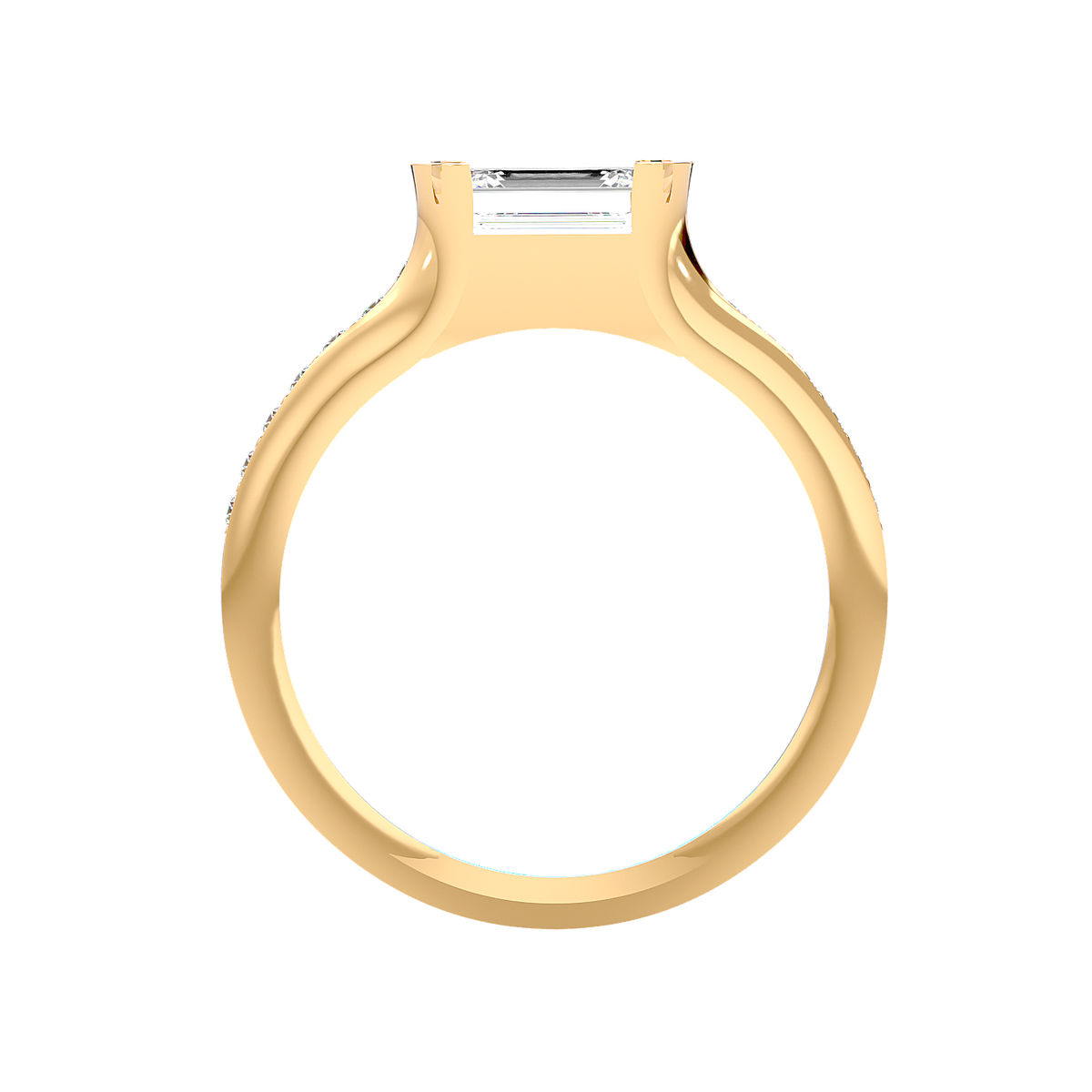 Trio Halo Diamond Ring