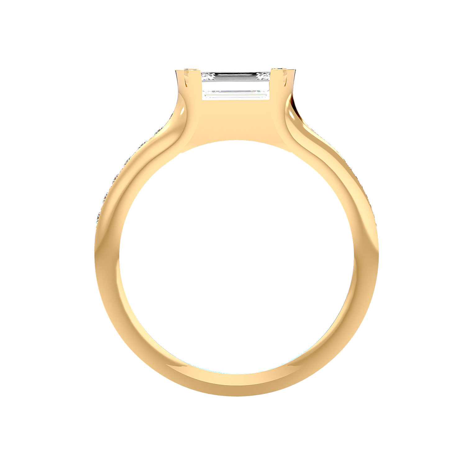 Trio Halo Diamond Ring