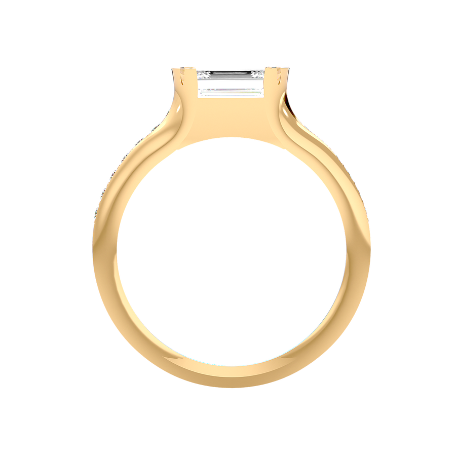 Trio Halo Diamond Ring