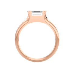 Trio Halo Diamond Ring