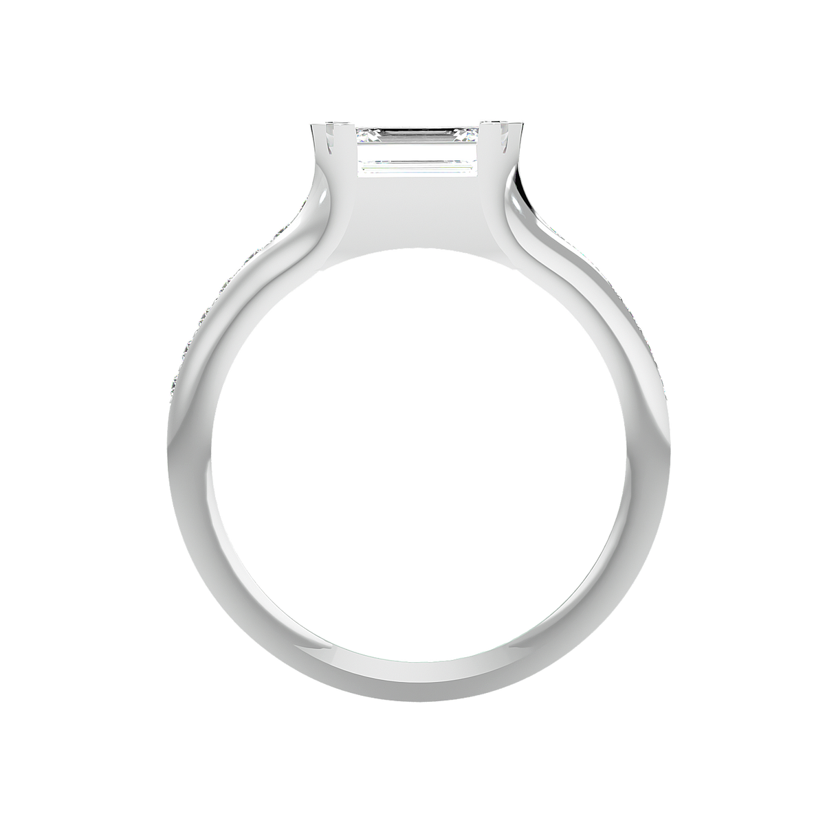 Trio Halo Diamond Ring