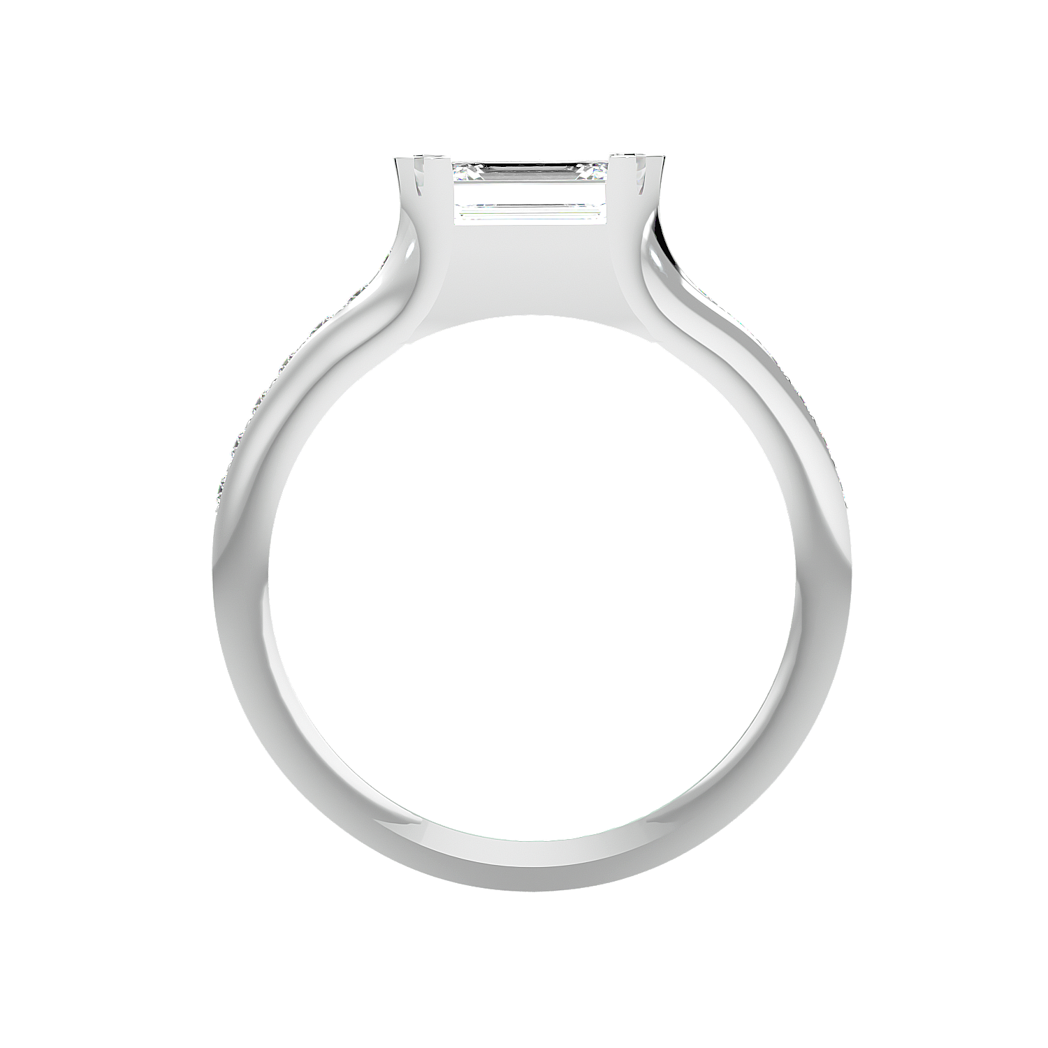 Trio Halo Diamond Ring