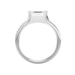 Trio Halo Diamond Ring