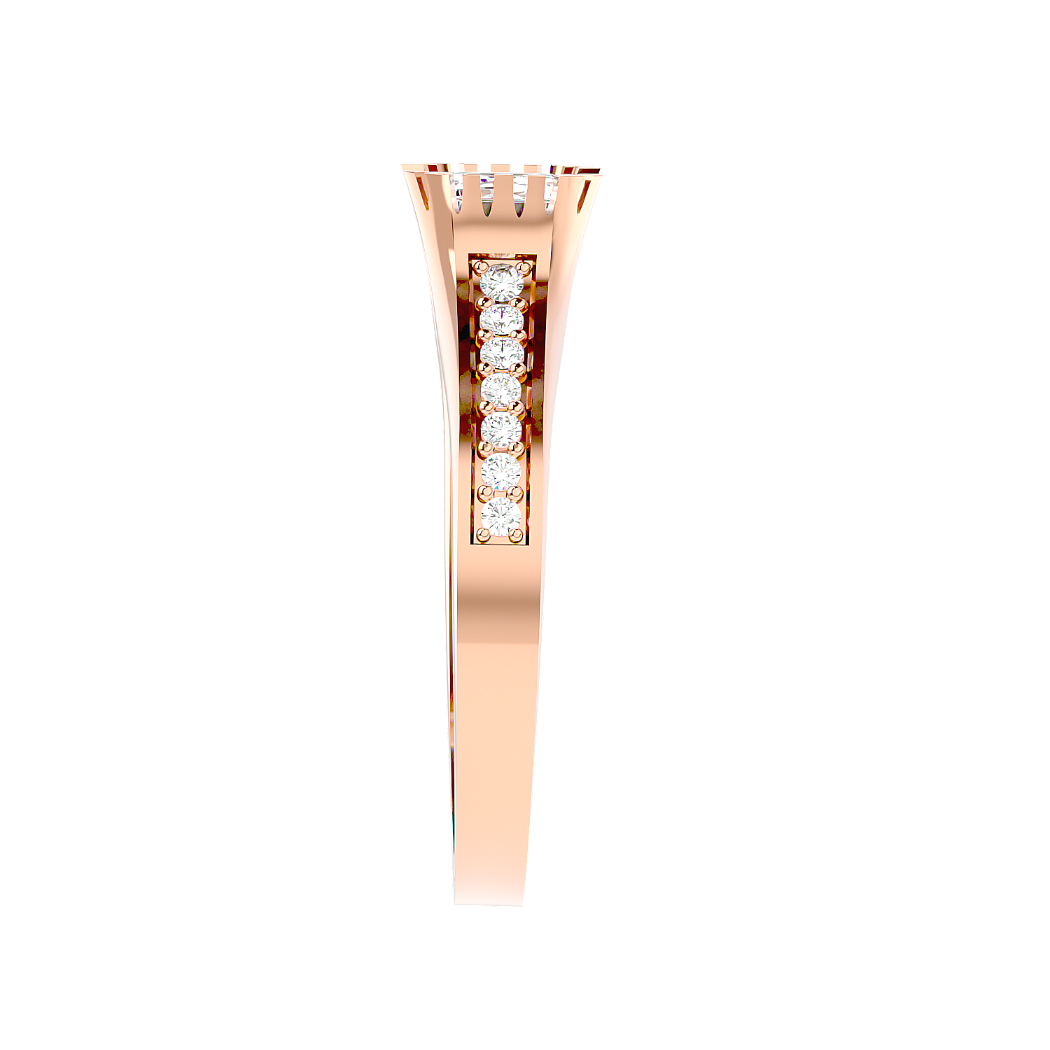 Trio Halo Diamond Ring