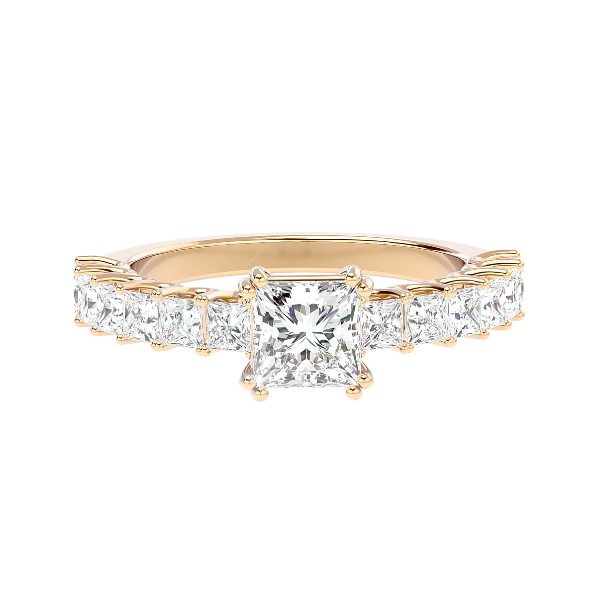 Tapered Baguette Diamond Ring