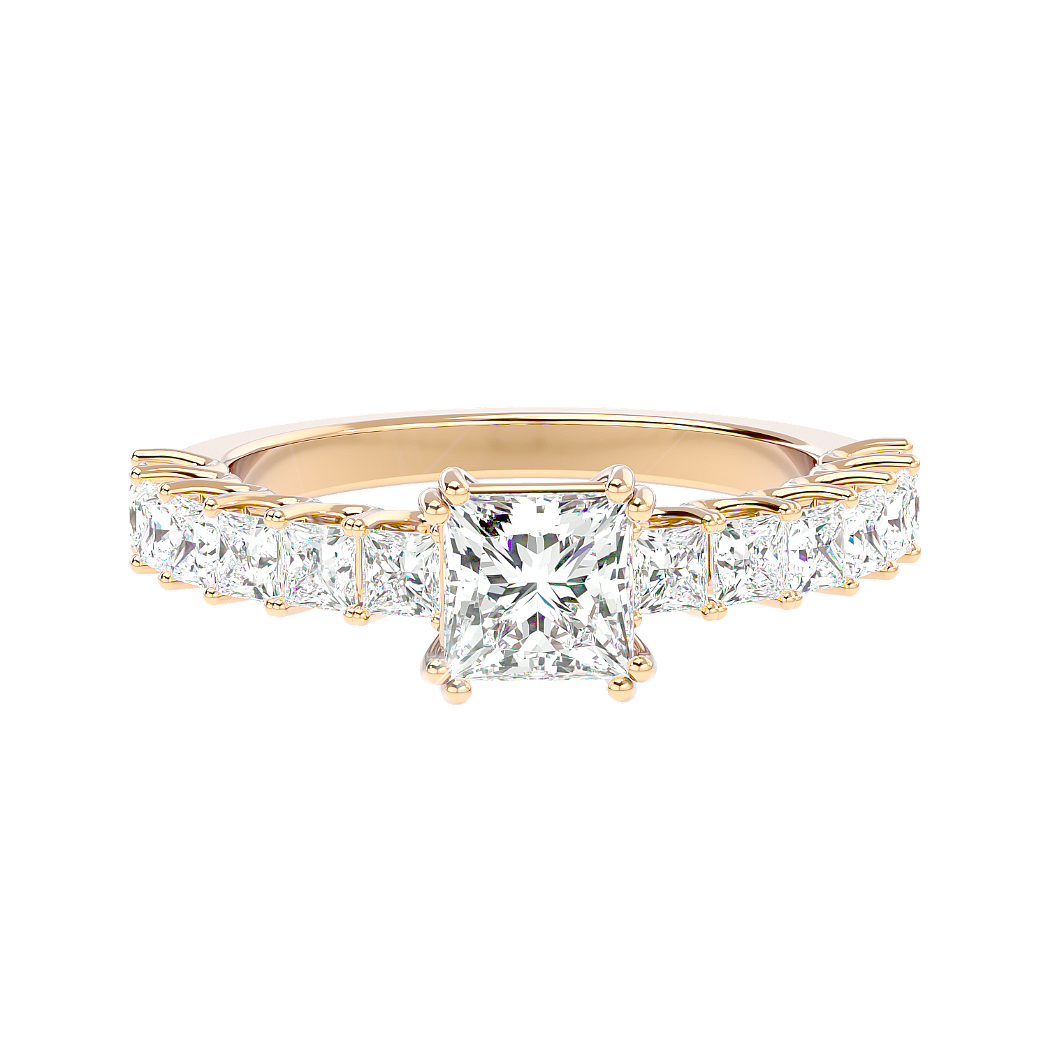 Tapered Baguette Diamond Ring