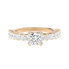 Tapered Baguette Diamond Ring