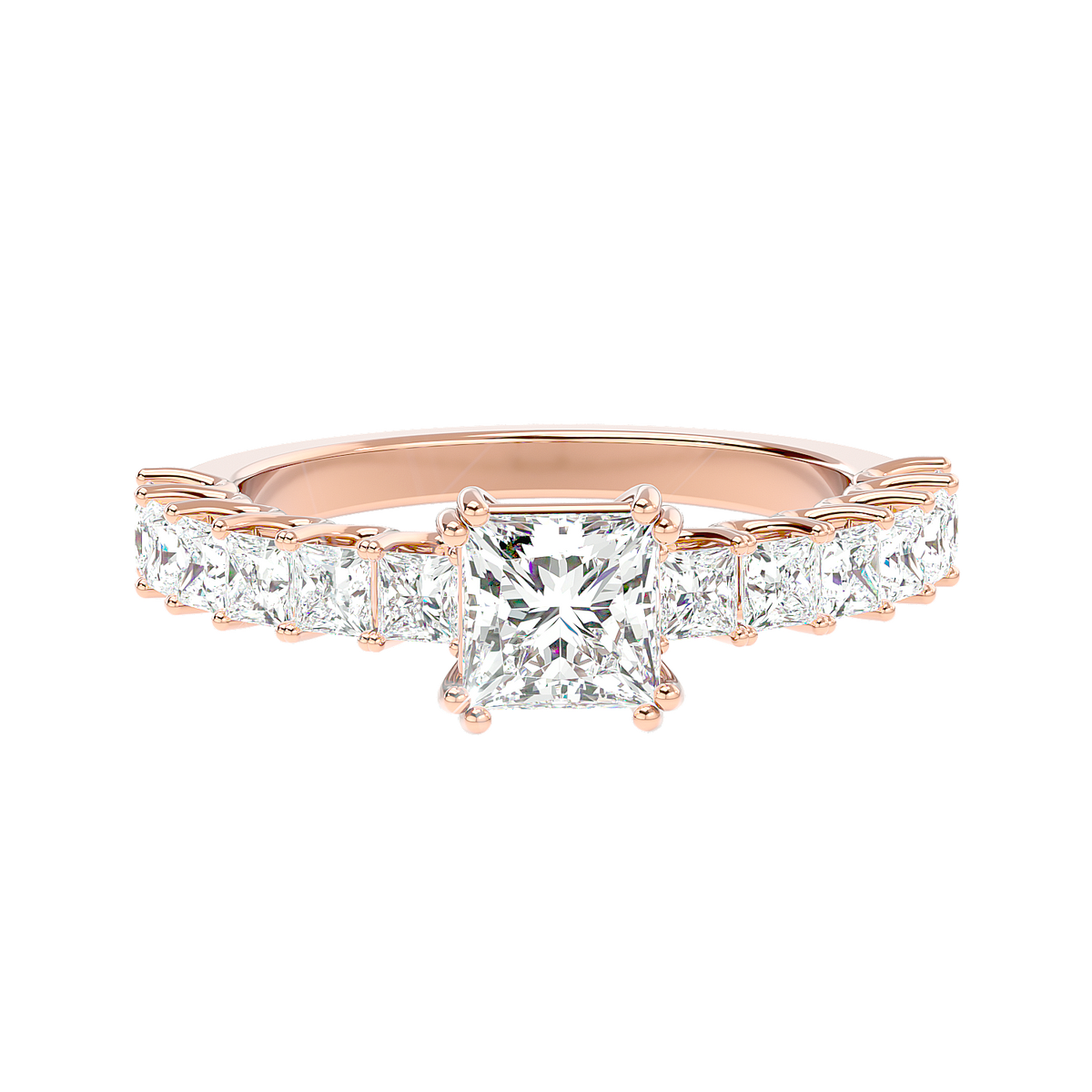 Tapered Baguette Diamond Ring