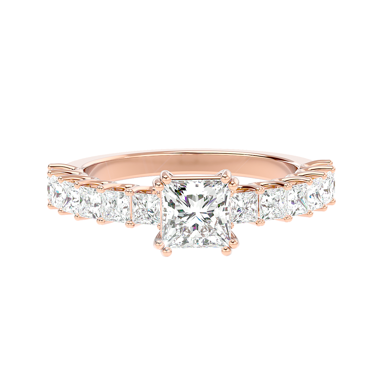 Tapered Baguette Diamond Ring