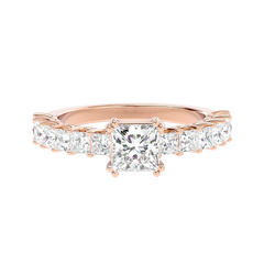Tapered Baguette Diamond Ring