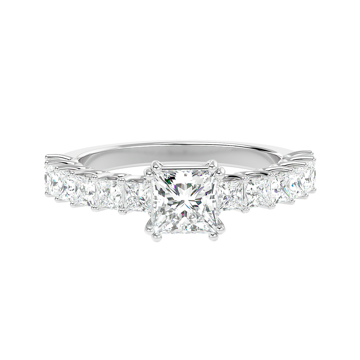 Tapered Baguette Diamond Ring